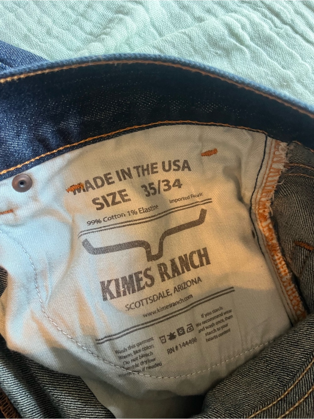 Kimes Ranch Mens Roger Jeans - Picture 2 of 5